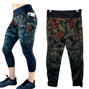 Constantly Varied Gear Dressed to Kill Squats Approved Cropped Leggings Size XS